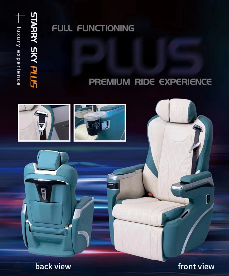 Luxury VIP Electric Auto Leather Car Seat for Tuning MPV Limousine Van Minibus Motorhome Camper Van Sprinter Vito V250 Metris