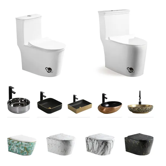 Chaozhou Modern Luxury Ceramic Dual Flushing System with Seat Cover 879