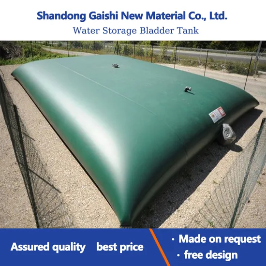 Flexible TPU Fuel Storage Tank Portable Reusable Rectangular PVC Water Storage Bladder 