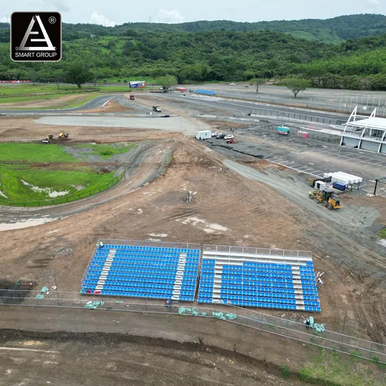 Quick Install Grandstand Seating System for Racetracks and Sports Events 